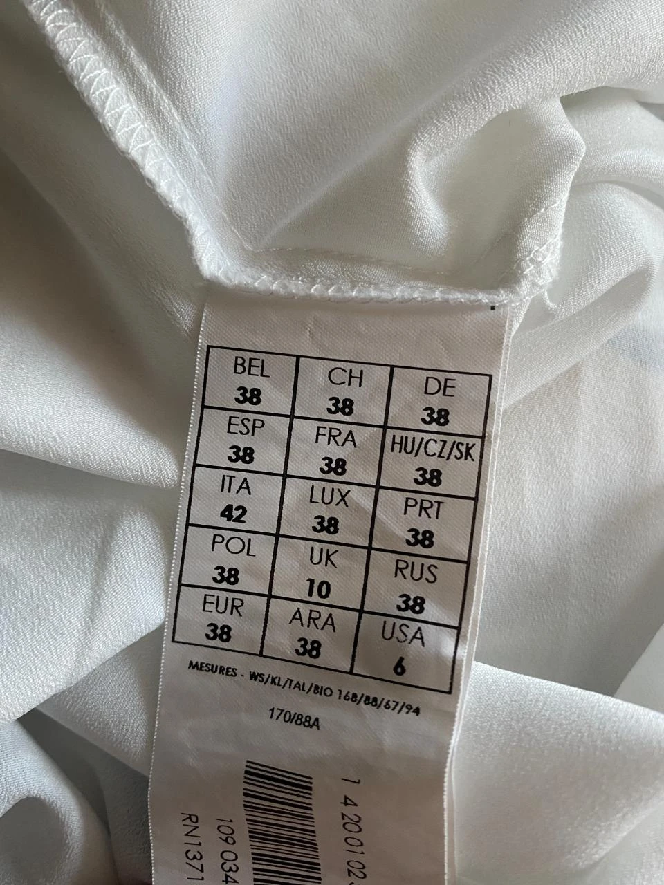 Promod jurk maat 38 wit met tropische print zwart geel – vloeiend, gevoerd – photo 12